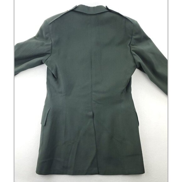 Army Green Uniform Vintage Service Jacket US Military Coat Soldier Men 37 L NWT - Picture 6 of 14